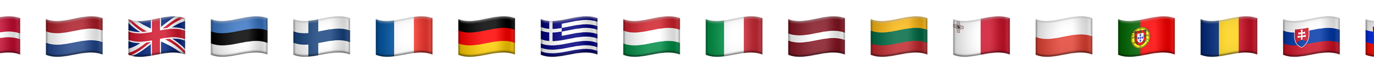 European language flags